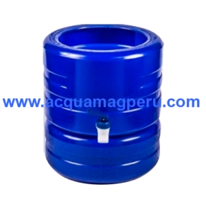 Dispensador de agua plástico normal azul para bidón de agua 20 litros