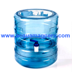 Dispensador de agua plástico transparente para bidón de agua 20 litros